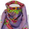 Foulard Traditionnel Turc parme