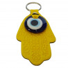 Porte-clés Evil Eye jaune