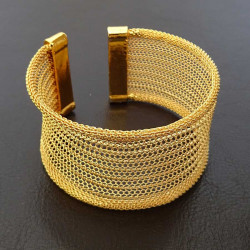 Bracelet Manchette Ottoman en cuivre