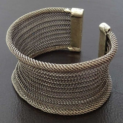 Bracelet Manchette Ottoman en étain