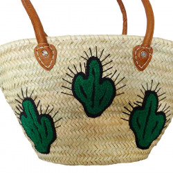 Panier marocain cactus