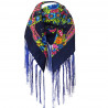 Foulard Gipsy noir à franges