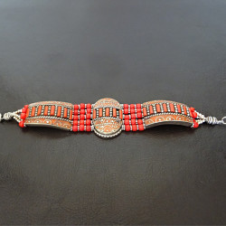 Bracelet tibétain en Turquoise