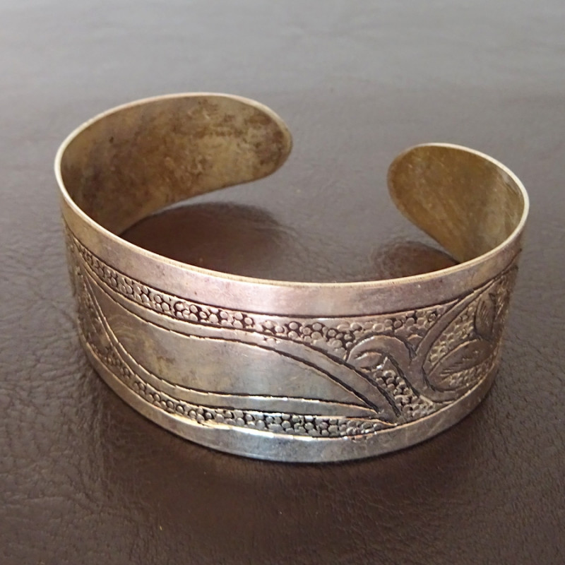 Bracelet berbère ancien en argent 925 - Label Emmaüs