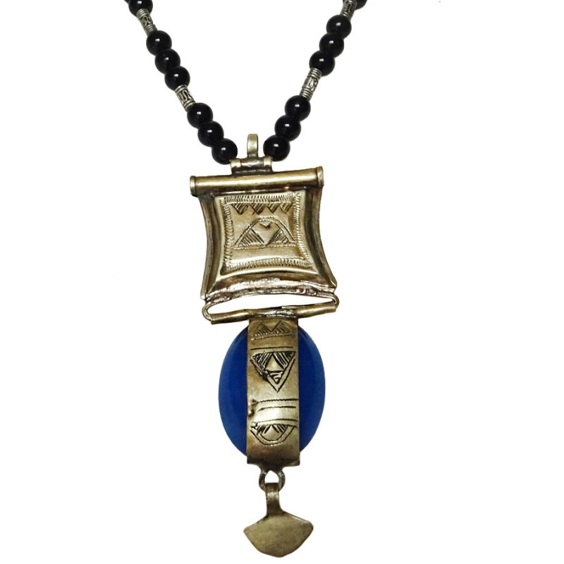 Collier pendentif Touareg Mnahu