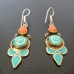 Boucles d'oreilles Népal Sunita