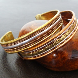 Duo Bracelets Berbères en cuivre