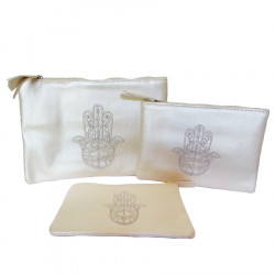 Pochette Khmissa blanche