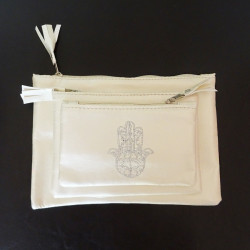 Pochette Khmissa blanche