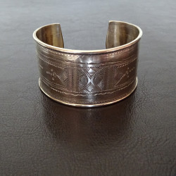 Tuareg bracelet in solid silver