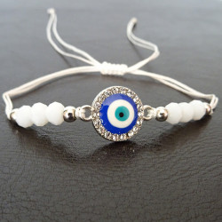 Bracelet avec l'oeil bleu