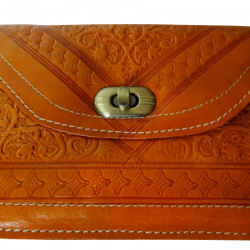 Pochette marocaine en cuir