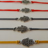 bracelets fantaisie cordon couleur et main de fatma