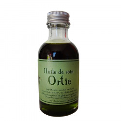 huile d'ortie Bio, fabriquée en macération