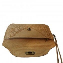 Pochette marocaine en cuir